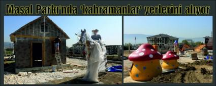 Masal Park\'nda kahramanlar\' yerlerini alyor