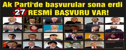 Ak Parti\'de bavurular sona erdi