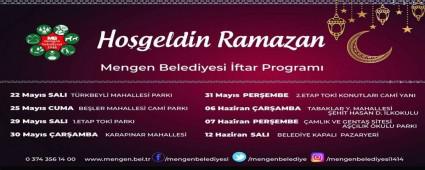 8 farkl yerde iftar verecekler