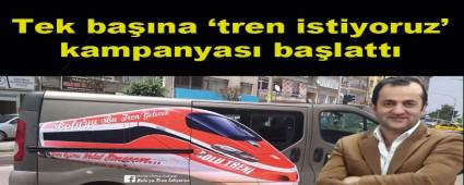 Tek bana tren istiyoruz\' kampanyas balatt