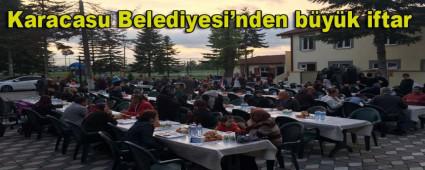 Karacasu Belediyesi\'nden byk iftar
