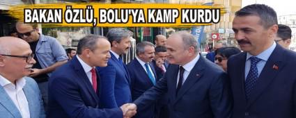BAKAN ZL, BOLU'YA KAMP KURDU