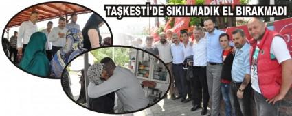 TAKEST'DE SIKILMADIK EL BIRAKMADI