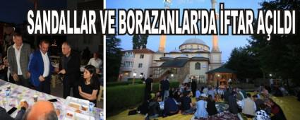 SANDALLAR VE BORAZANLAR'DA FTAR AILDI