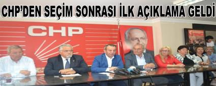    CHP\'DEN SEM SONRASI LK AIKLAMA GELD   