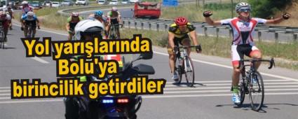 Yol yarlarnda Bolu\'ya birincilik getirdiler