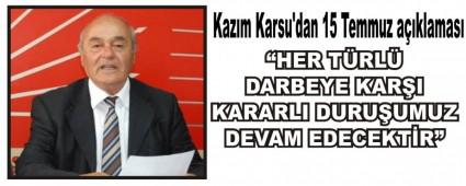 HER TRL DARBEYE KARI KARARLI DURUUMUZ DEVAM EDECEKTR