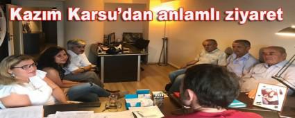 Kazm Karsu\'dan anlaml ziyaret