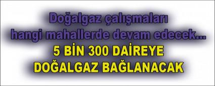 Doalgaz almalar hangi mahallerde devam edecek