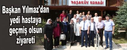 Bakan Ylmaz'dan yedi hastaya gemi olsun ziyareti