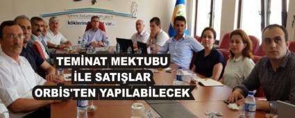 TEMNAT MEKTUBU LE SATILAR ORBS'TEN YAPILABLECEK