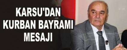 KARSU'DAN KURBAN BAYRAMI MESAJI