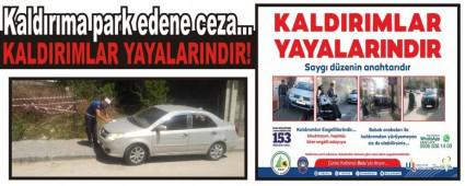 Kaldrma park edene ceza