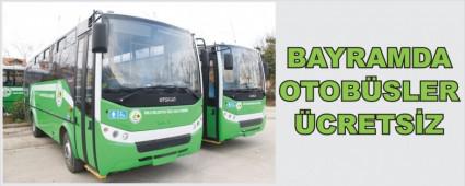 Kurban Bayramnda otobsler cretsiz   