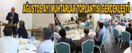 AUSTOS AYI MUHTARLAR TOPLANTISI GEREKLET