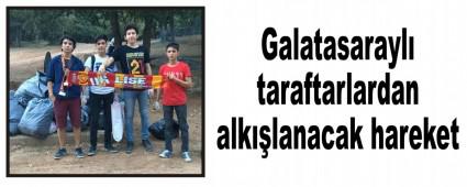 Galatasarayl taraftarlardan alklanacak hareket