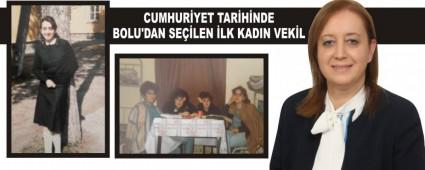 CUMHURYET TARHNDE BOLU\'DAN SELEN LK KADIN VEKL