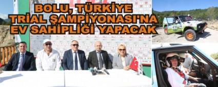 BOLU, TRKYE TRAL AMPYONASI'NA EV SAHPL YAPACAK