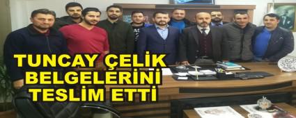 TUNCAY ELK BELGELERN TESLM ETT