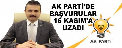 AK PART'DE BAVURULAR 16 KASIM'A UZADI