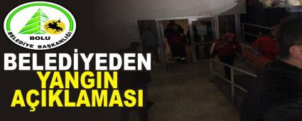 BELEDYEDEN YANGIN AIKLAMASI   