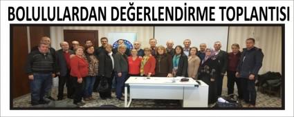 BOLULULARDAN DEERLENDRME TOPLANTISI