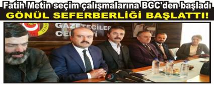 Fatih Metin seim almalarna BGC'den balad
