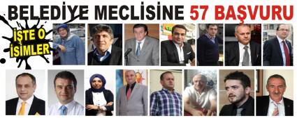 BELEDYE MECLS'NE 57 BAVURU!