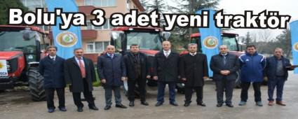Bolu'ya 3 adet yeni traktr