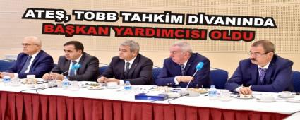 ATE, TOBB TAHKM DVANINDA BAKAN YARDIMCISI OLDU
