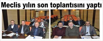 Meclis yln son toplantsn yapt