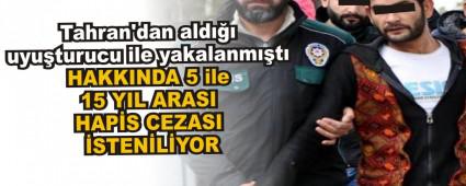 Tahran'dan ald uyuturucu ile yakalanmt
