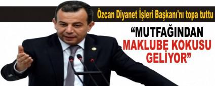 zcan Diyanet leri Bakan'n topa tuttu