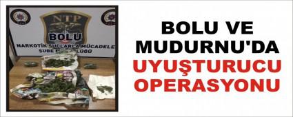 BOLU VE MUDURNU'DA UYUTURUCU OPERASYONU