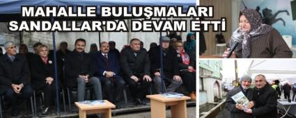 MAHALLE BULUMALARI SANDALLAR'DA DEVAM ETT