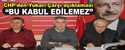 CHP'den Yukar ar aklamas