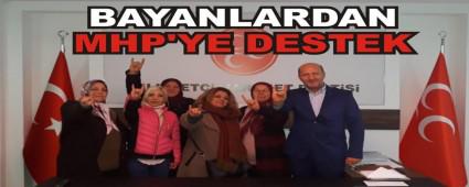BAYANLARDAN MHP'YE DESTEK