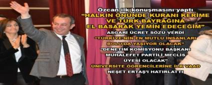 zcan ilk konumasn yapt