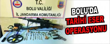 BOLU'DA TARH ESER OPERASYONU