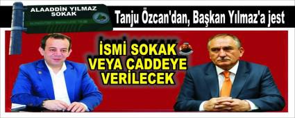 Tanju zcan'dan, Bakan Ylmaz'a jest