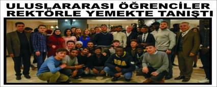 ULUSLARARASI RENCLER REKTRLE YEMEKTE TANITI