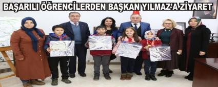 BAARILI RENCLERDEN BAKAN YILMAZ'A ZYARET