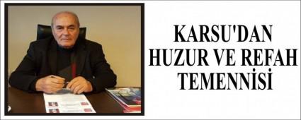 KARSU'DAN HUZUR VE REFAH TEMENNS