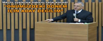 Meclis yelerine hakkn helal etmedi!