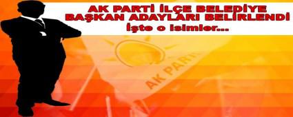 Ak Parti le belediye bakan adaylar belirlendi