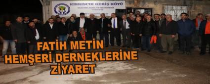 FATH METN HEMER DERNEKLERNE ZYARET