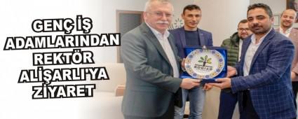 GEN  ADAMLARINDAN REKTR ALARLI'YA ZYARET