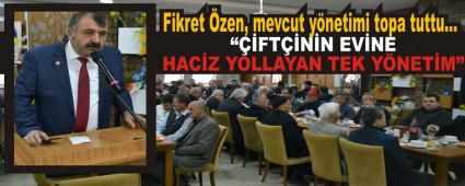 Fikret zen, mevcut ynetimi topa tuttu