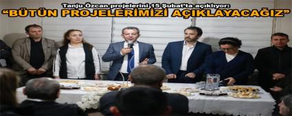 Tanju zcan projelerini 15 ubat'ta aklyor: