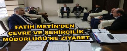 FATH METN'DEN EVRE VE EHRCLK MDRL\'NE ZYARET